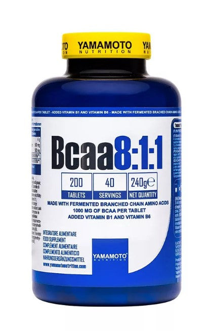 Yamamoto Nutrition BCAA 8:1:1 - 200 tablets