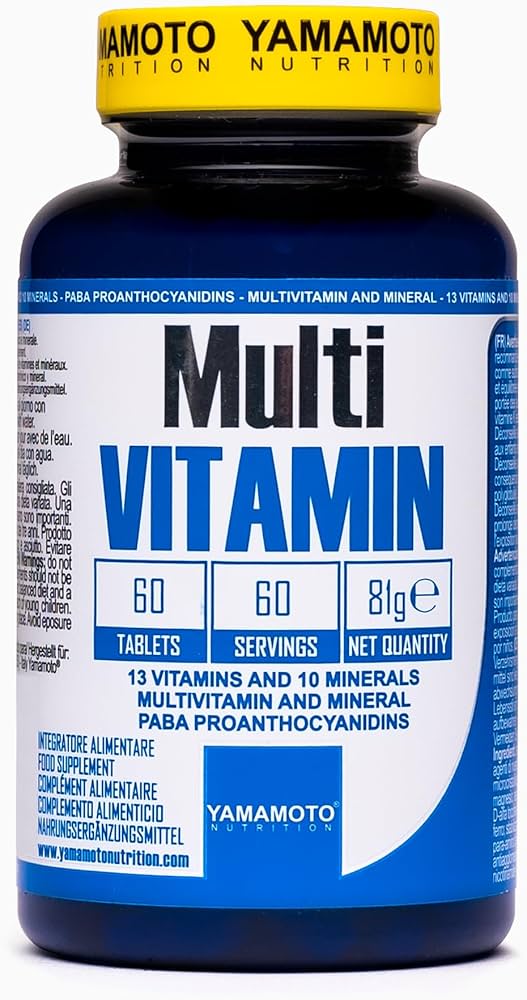 Yamamoto Nutrition Multi Vitamin  (EAN 8057639550880)- 60 tablets