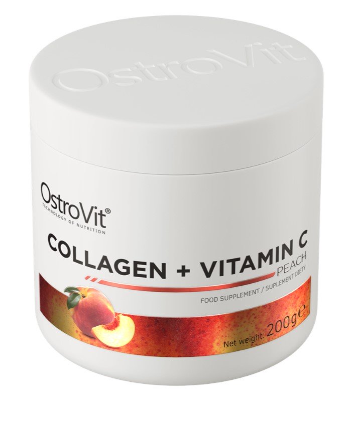 OstroVit Collagen + Vitamin C, Peach - 200g