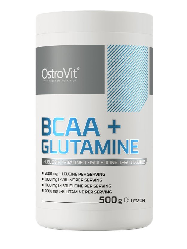 OstroVit BCAA + Glutamine, Lemon - 500g