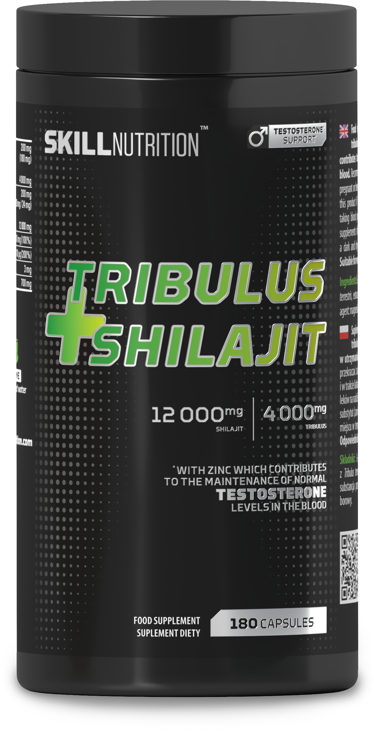 Tribulus + Shilajit - 60 vegan caps