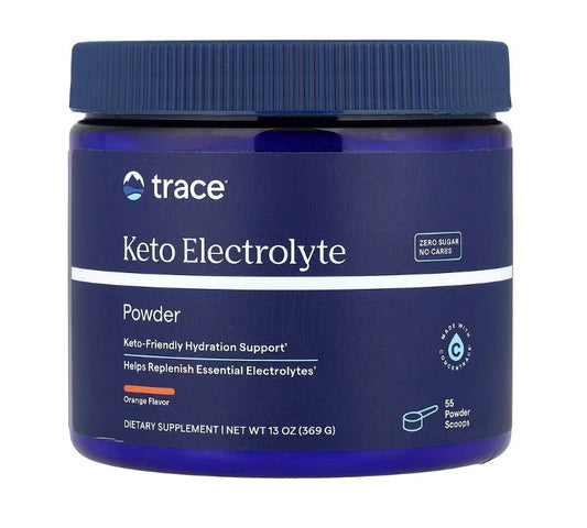 Trace Minerals Keto Electrolyte Powder, Orange - 369g