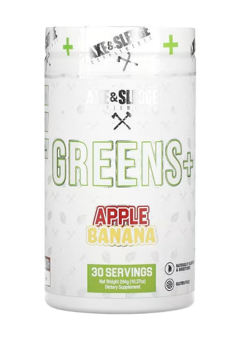 Axe & Sledge Greens+ , Apple Banana - 294g
