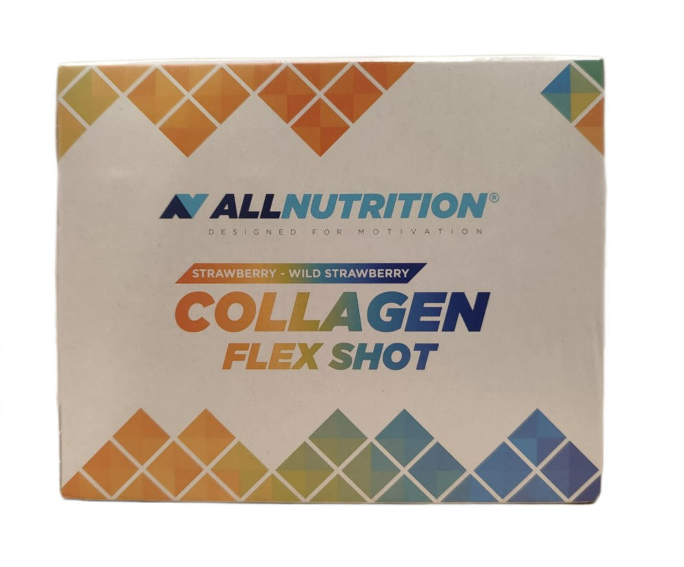Allnutrition Collagen Flex Shot, Strawberry-Wild Strawberry - 12 x 80 ml.