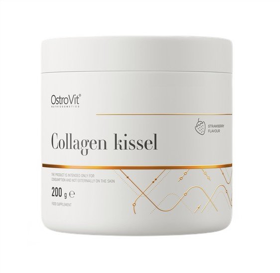 OstroVit Collagen Kissel, Strawberry - 200g