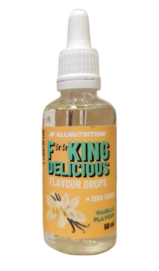 Allnutrition Fitking Delicious Flavour Drops, Baked Apple with Cinnamon - 50 ml.