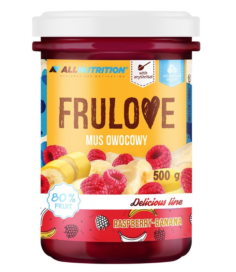 Allnutrition Frulove Mousse, Blueberry-Banana - 500g