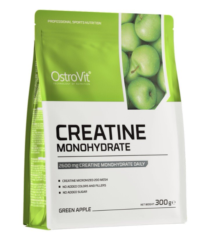 OstroVit Creatine Monohydrate, Green Apple - 500g