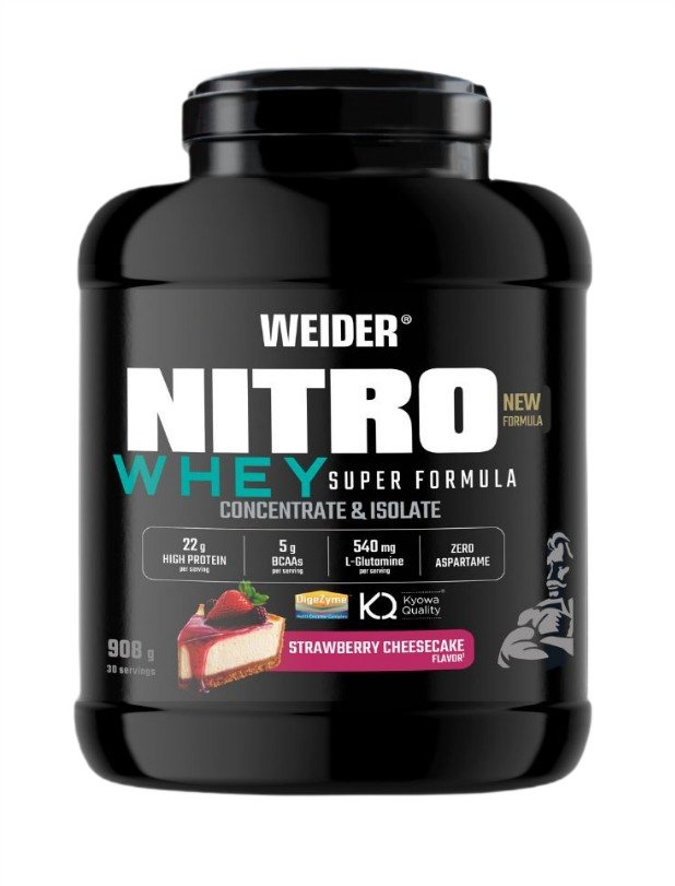 Weider Nitro Whey Super Formula, Vanilla Ice Cream - 908g