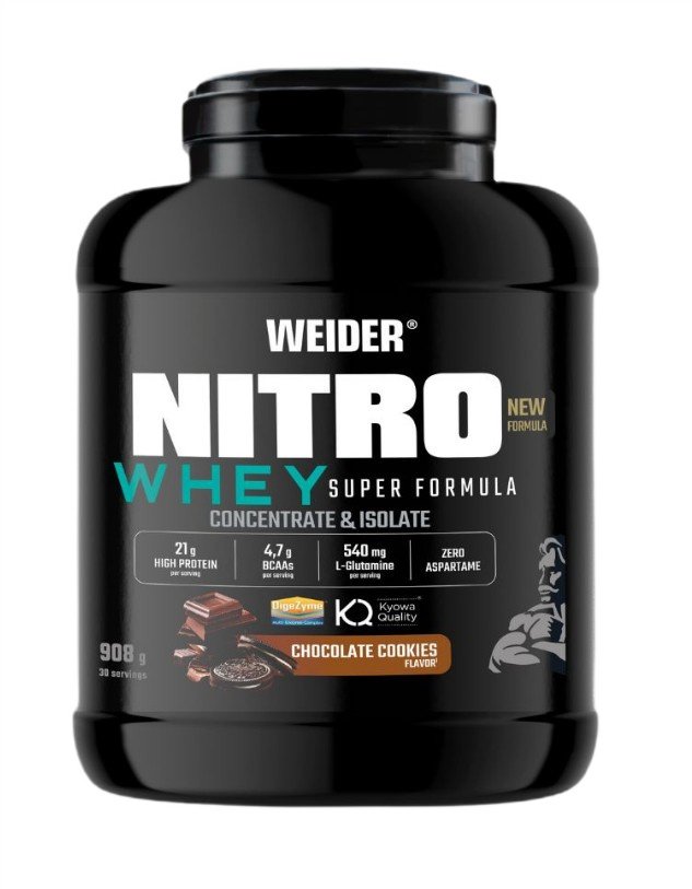 Weider Nitro Whey Super Formula, Vanilla Ice Cream - 908g