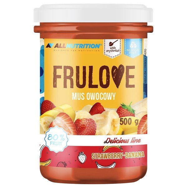 Frulove Mousse, Blueberry with Vanilla - 500g