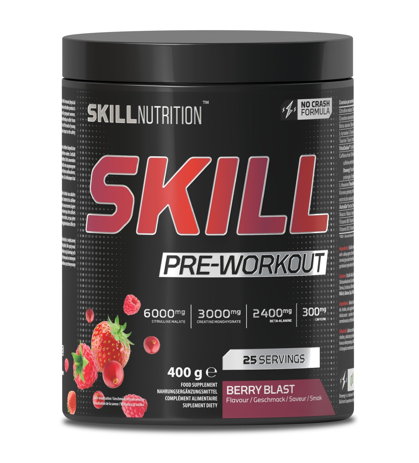 Skill Pre-Workout, Peach - 400g