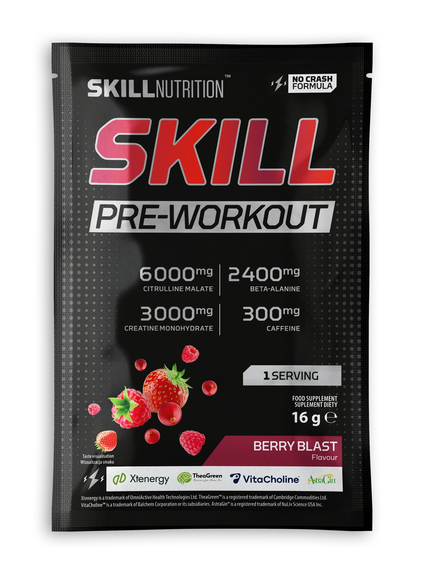Skill Pre-Workout, Peach - 400g
