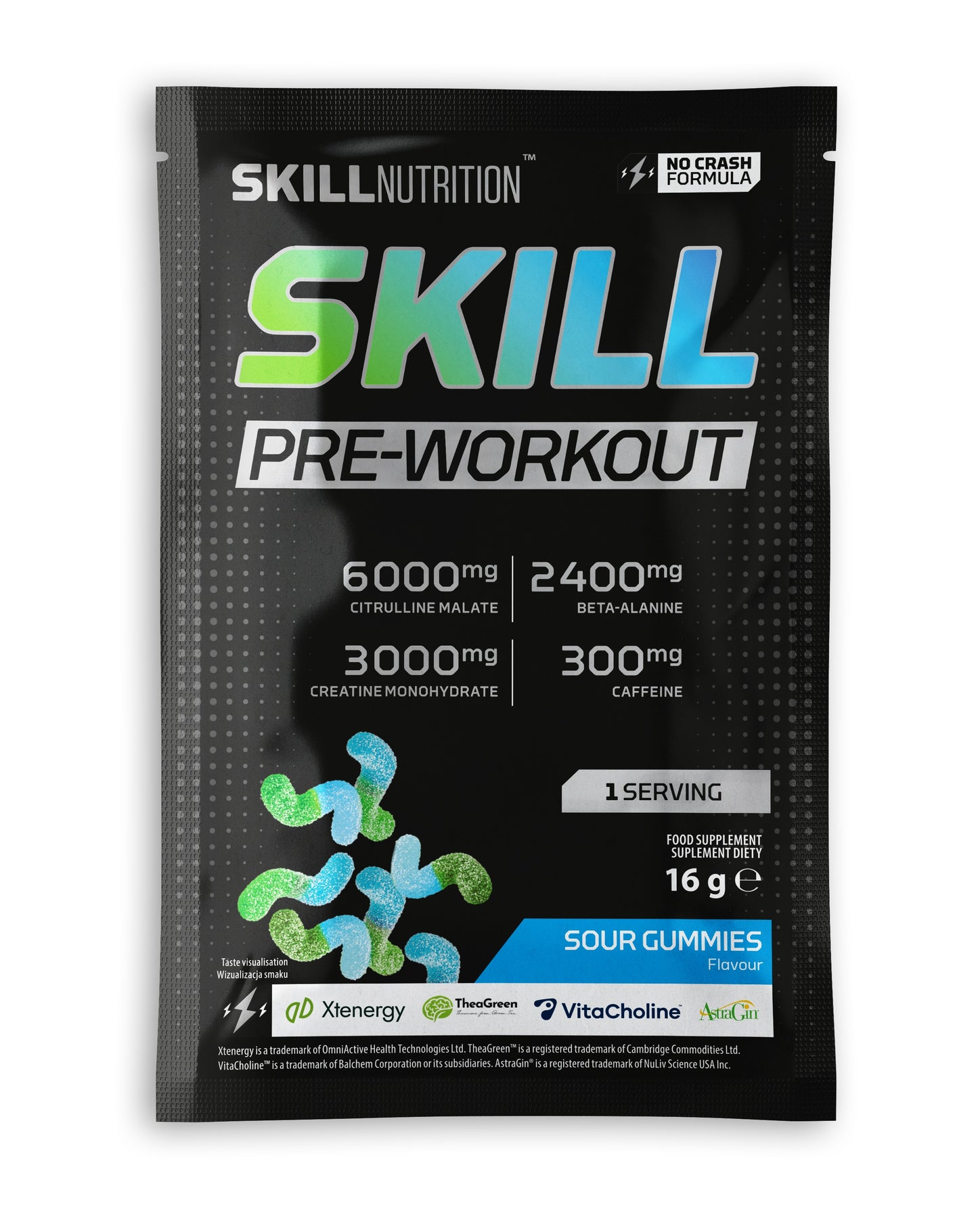 Skill Pre-Workout, Peach - 400g