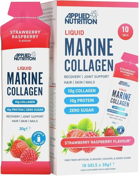 Liquid Marine Collagen, Cherry & Apple - 10 x 30g