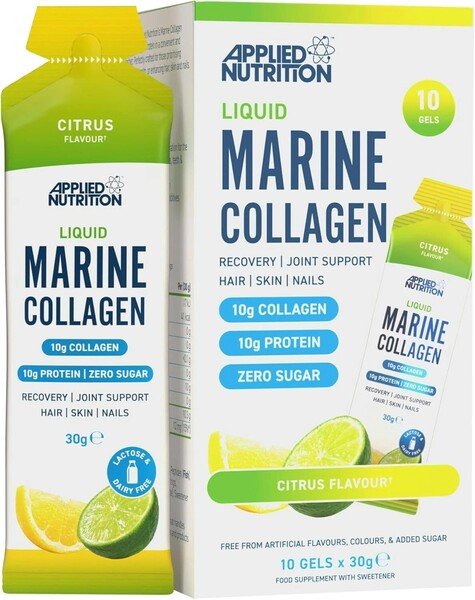 Liquid Marine Collagen, Cherry & Apple - 10 x 30g
