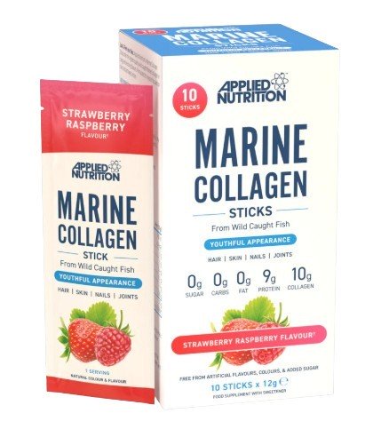 Marine Collagen Sticks, Cherry & Apple - 10 x 12g