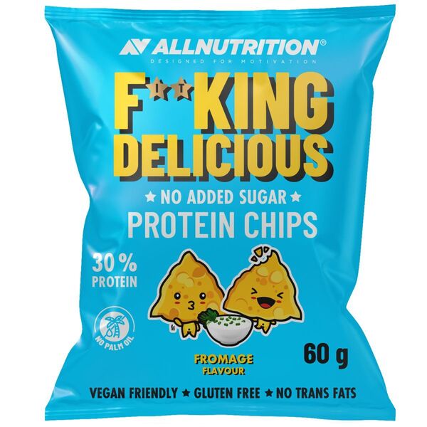 Fitking Delicious Protein Chips, Barbecue - 60g