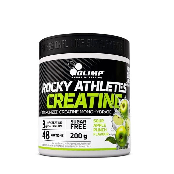 Rocky Athletes Creatine, Citrus Lemonade - 200g