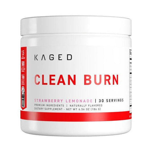 Clean Burn Powder, Strawberry Lemonade - 186g