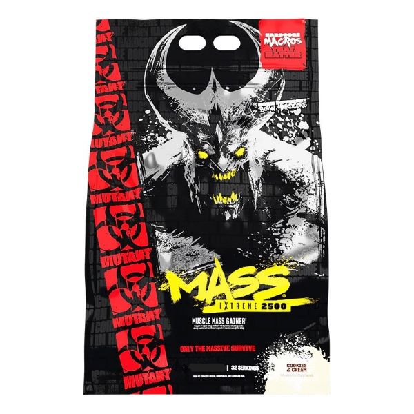 Mutant Mass Extreme 2500, Cookies & Cream - 2720g