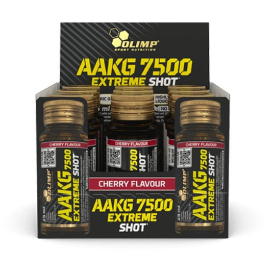 AAKG 7500 Extreme Shot, Cherry (EAN 5901330098819) - 9 x 25 ml.