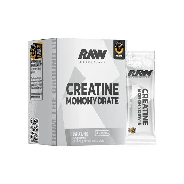 Creatine Monohydrate Stick Packs, Unflavoured - 30 x 5g