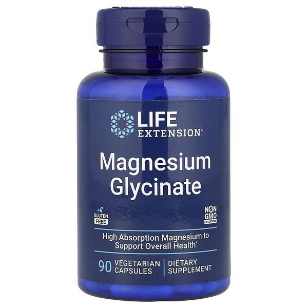 Magnesium Glycinate, 105mg - 90 vcaps