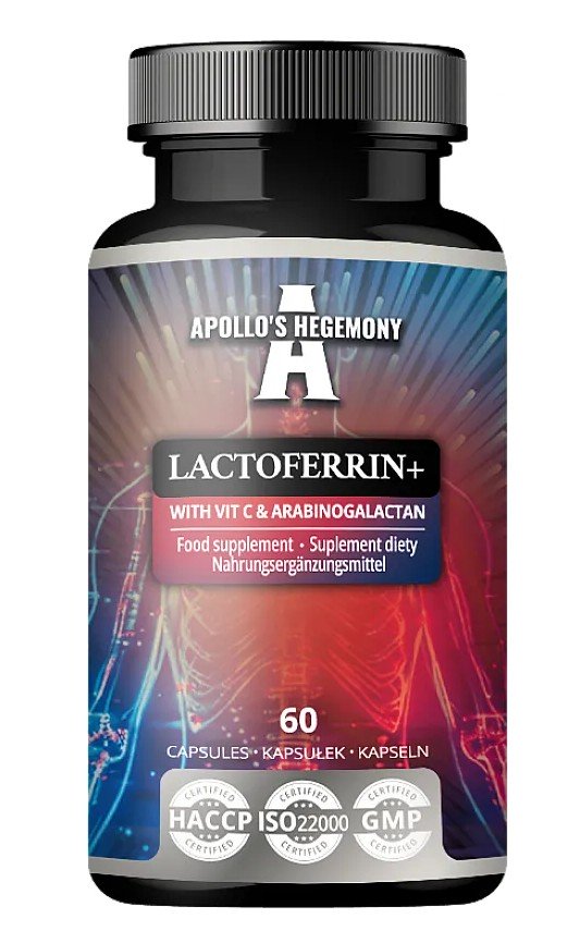 Lactoferrin+ with Vit C & Arabinogalactan - 30 caps