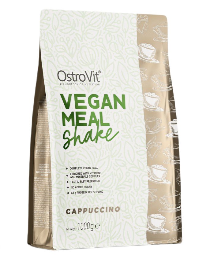 Vegan Meal Shake, Cappuccino - 1000g