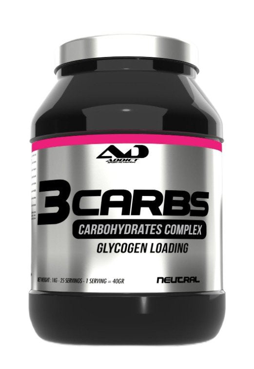 3Carbs Carbohydrates Complex Glycogen Loading, Neutral - 1000g