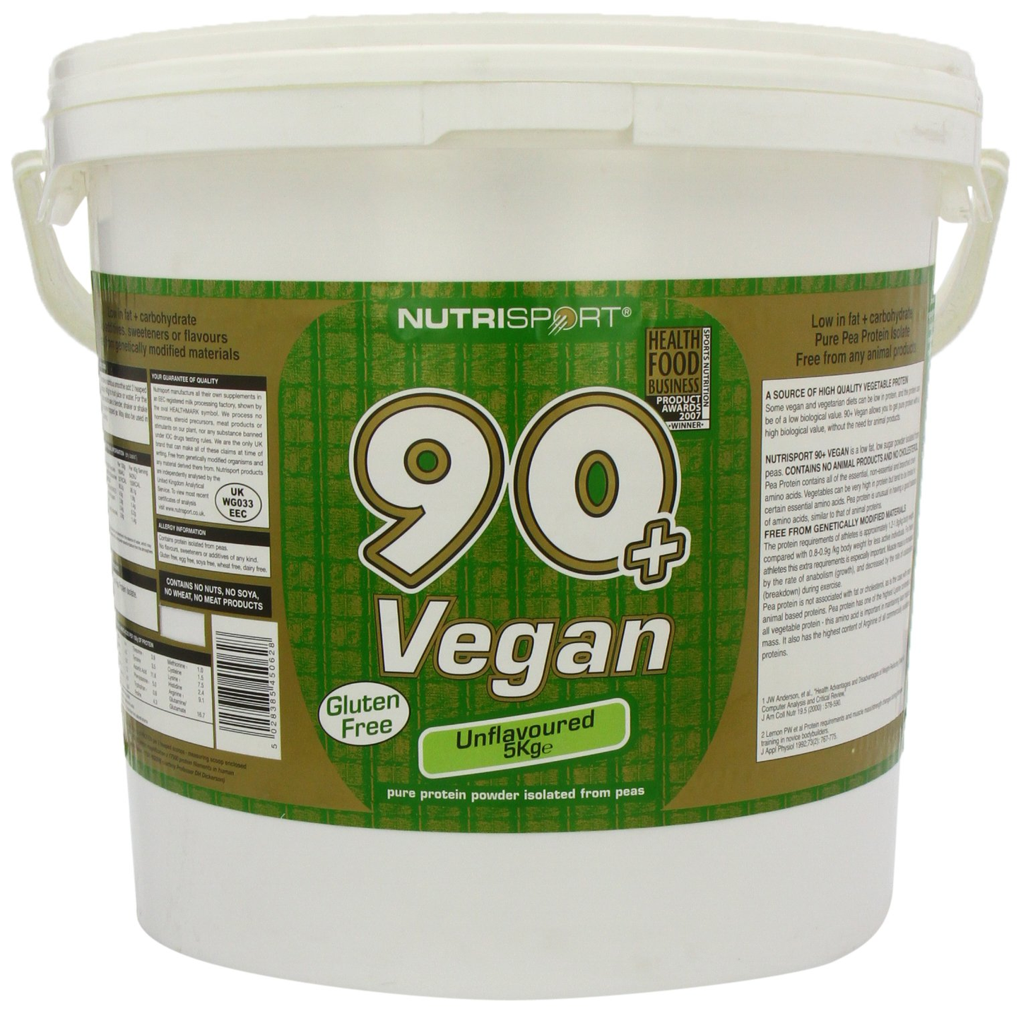 NutriSport 90+ Vegan Protein 5kg Banana