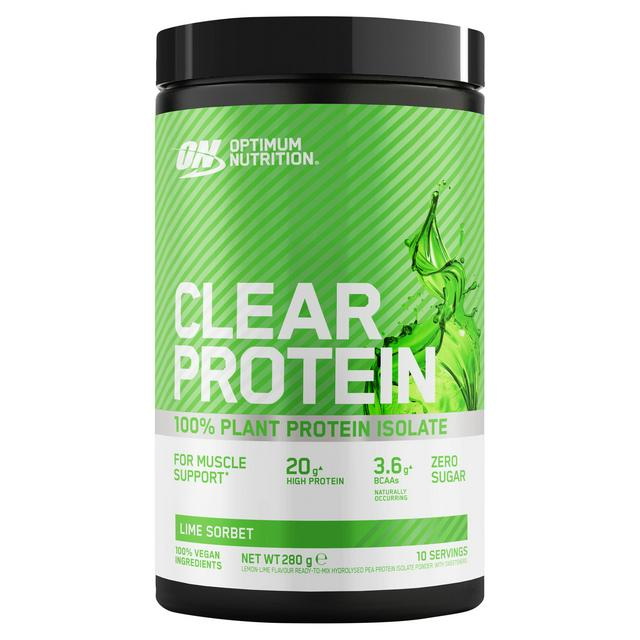 Optimum Nutrition Clear Protein 100% Plant Protein 280g Lime Sorbet