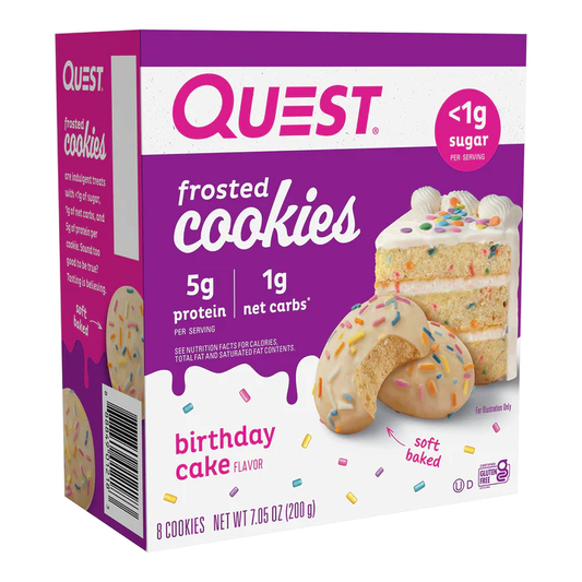 Quest Nutrition Frosted Cookies 8x25g Birthday Cake