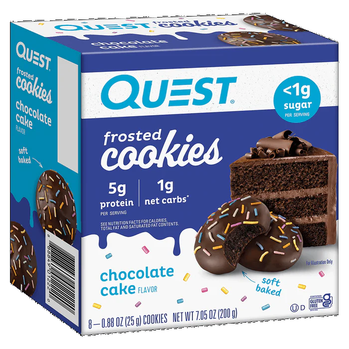 Quest Nutrition Frosted Cookies 8x25g Birthday Cake