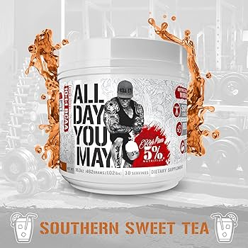 Rich Piana 5% Nutrition AllDayYouMay Legendary Series 465g Blue Raspberry