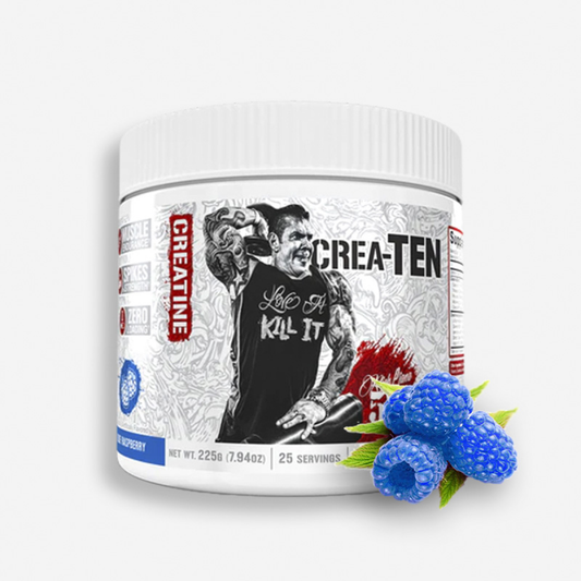 Rich Piana 5% Nutrition CREA-TEN Legendary Series 225g Blue Raspberry