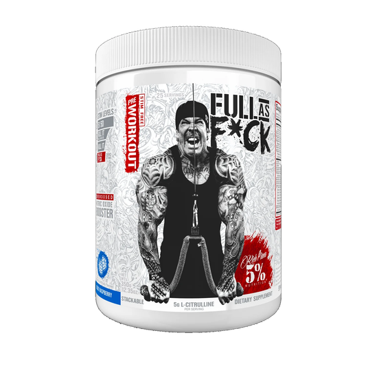 Rich Piana 5% Nutrition FULL AS F*CK Legendary Series 372g Blue Raspberry