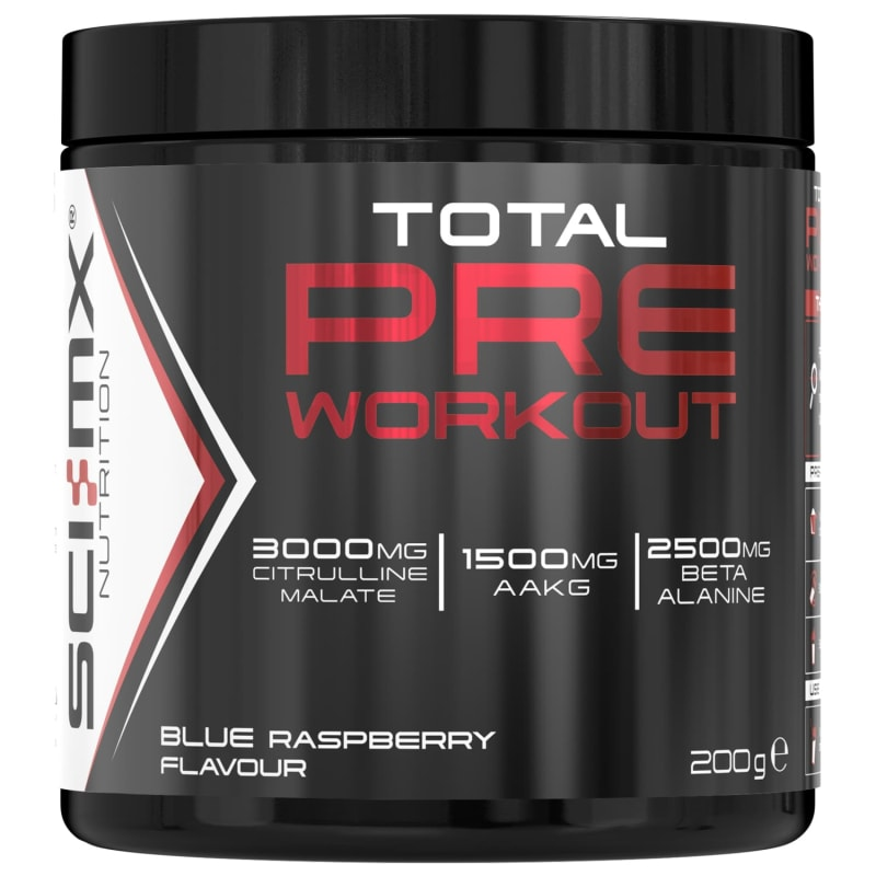 Sci-MX Total Pre-Workout 200g Blue Raspberry