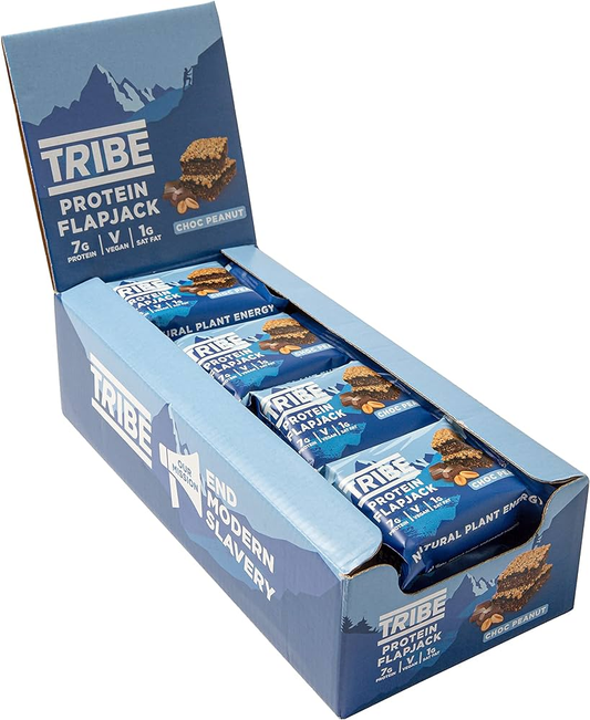 Tribe Protein Flapjack 12x50g Choc Peanut