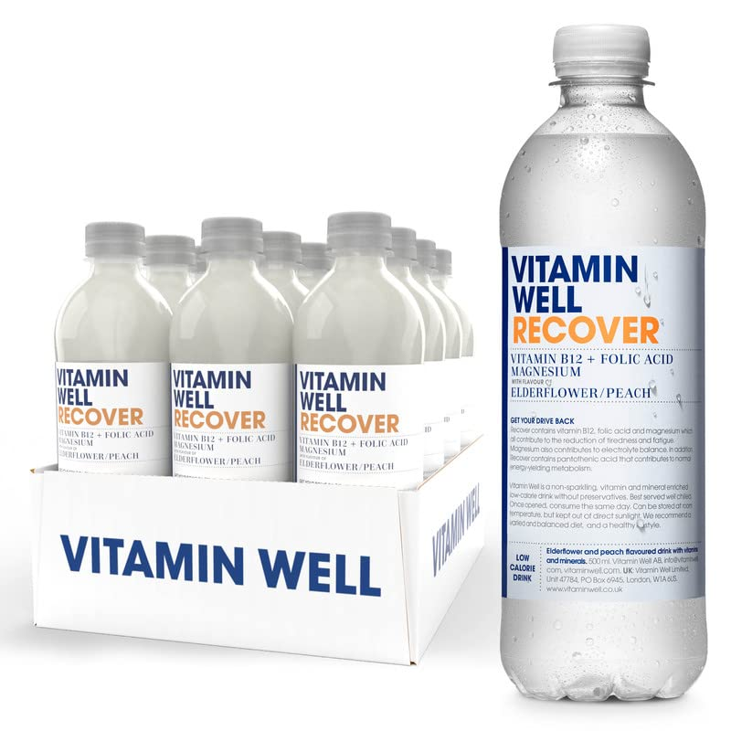 Vitamin Well Hydrate 12x500ml Rhubarb & Strawberry